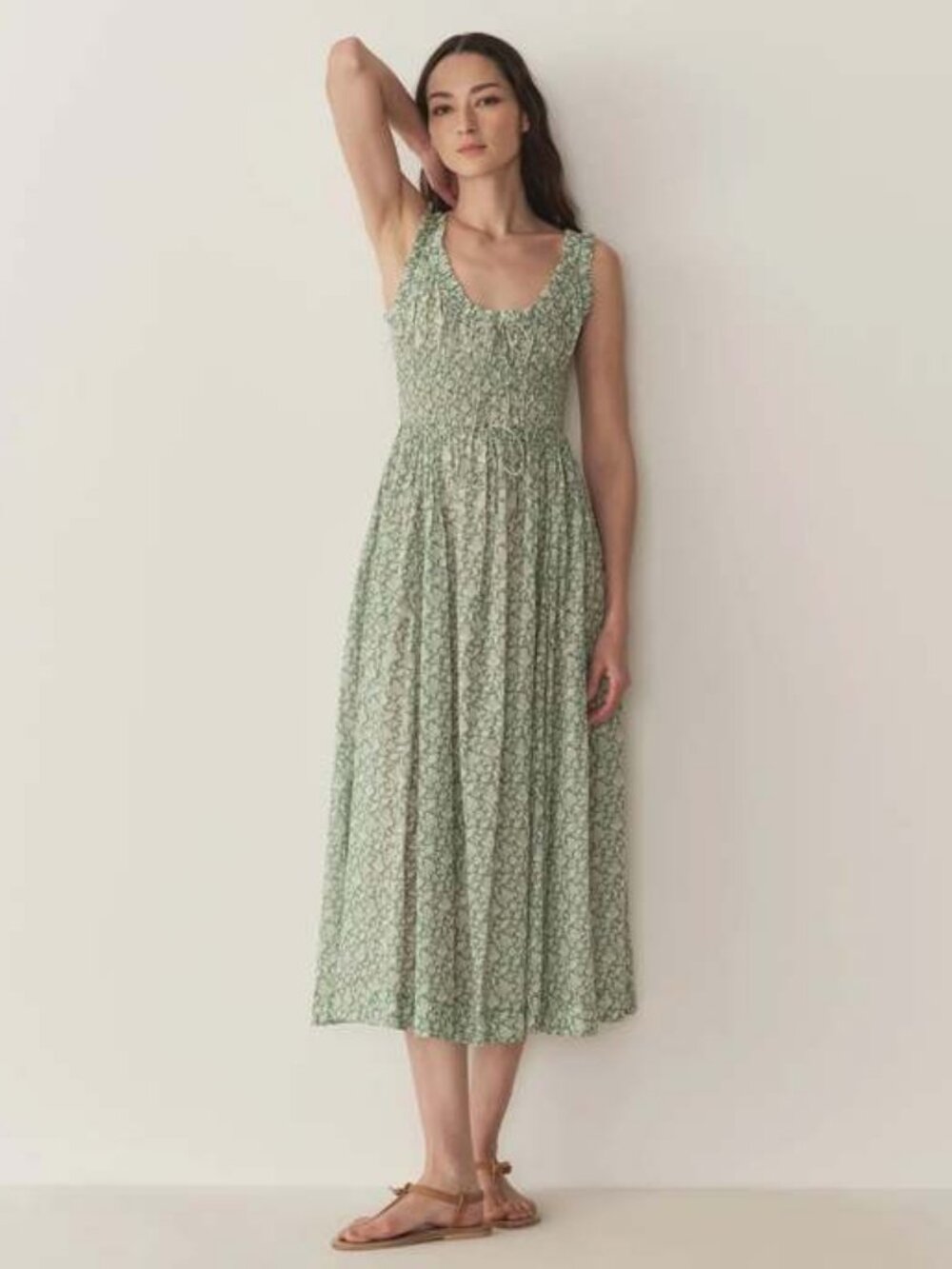Doen Emmaretta Dress in Peridot Tea Floral, size small